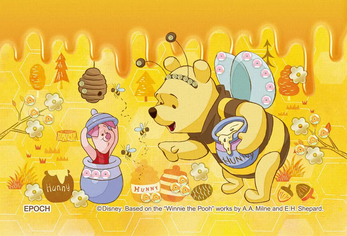 Epoch 70pc Disney Pooh/Golden Honey Puzzle (10x14.7cm)- Japan Figure Store - #1 Bring To You The Best Japanese Goods