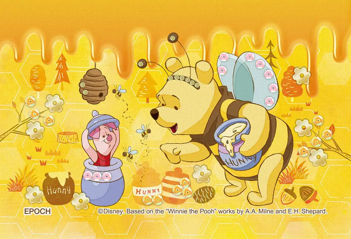Epoch 70pc Disney Pooh/Golden Honey Puzzle (10x14.7cm)- Japan Figure Store - #1 Bring To You The Best Japanese Goods