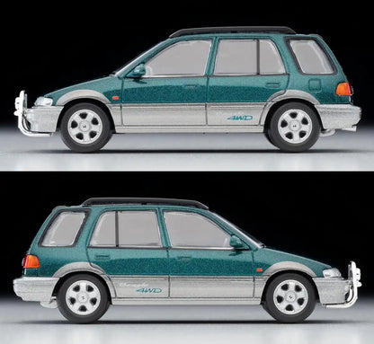 Tomica Limited Vintage Neo Lv-N293B Honda Civic Shuttle Beagle Green/Gray 94- Japan Figure Store - #1 Bring To You The Best Japanese Goods