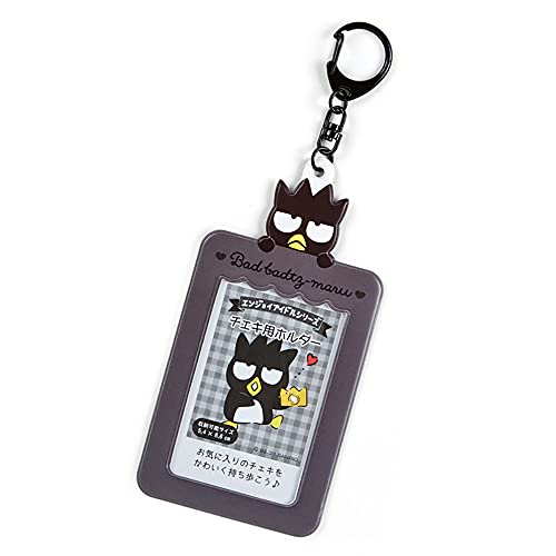 Sanrio Bad Badtz‑Maru Cheki Photo Holder Keychain (Enjoy Idol Series) – Black