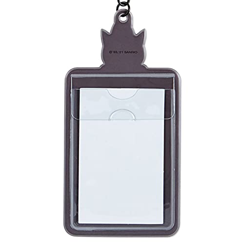 Sanrio Bad Badtz‑Maru Cheki Photo Holder Keychain (Enjoy Idol Series) – Black