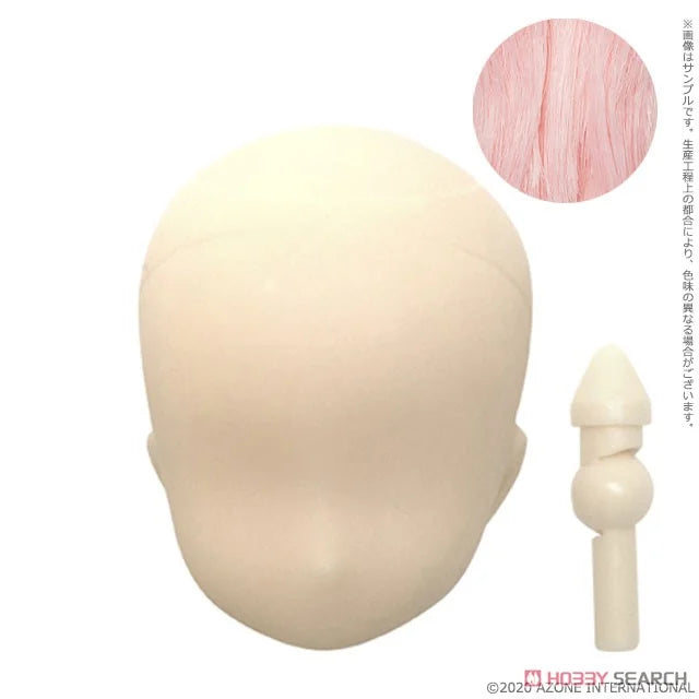 Head for Picconeemo S (White) (Hair Color / Pastel Pink) (Fashion Doll)- Japan Figure Store - #1 Bring To You The Best Japanese Goods