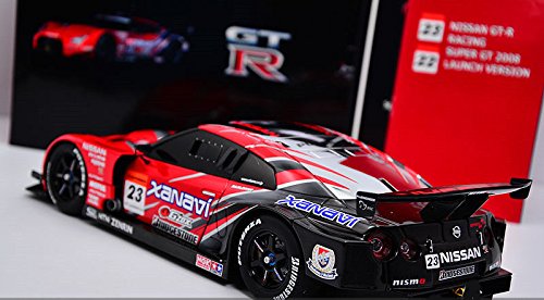 Modèle réduit de voiture Autoart 1/18 Nissan GT-R Super GT 2008 #23 Version de lancement