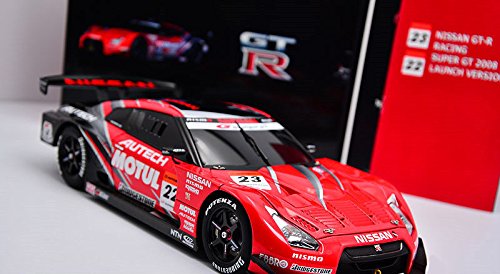 Modèle réduit de voiture Autoart 1/18 Nissan GT-R Super GT 2008 #23 Version de lancement