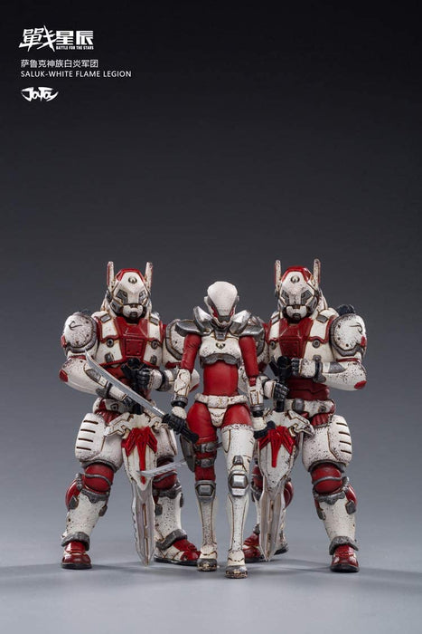 Joytoy 1/18 Saluk White Flame Legion 3Pk Action Figure Set Collectibles