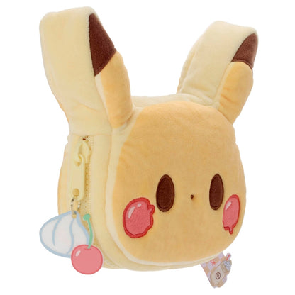 ポケピース／ぬいぐるみポーチ（パンケーキ風）／ピカチュウ