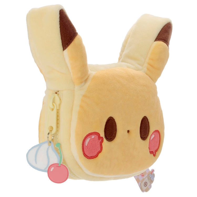 ポケピース／ぬいぐるみポーチ（パンケーキ風）／ピカチュウ