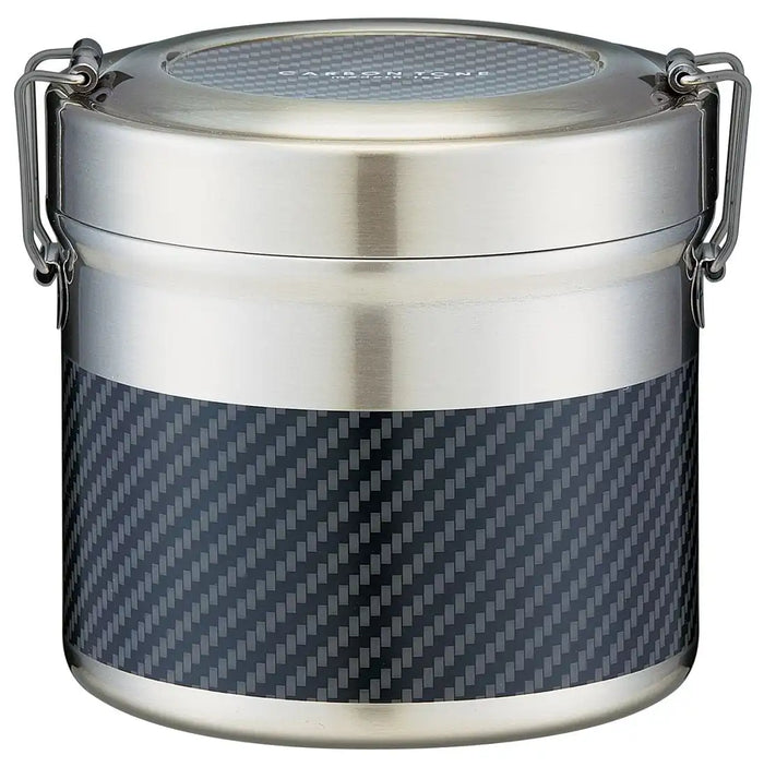 Skater Large Capacity 840ml Stainless Steel Lunch Box Vacuum Insulated Rice Bowl Carbon Tone- Japan Figure Store - #1 Bring To You The Best Japanese Goods
