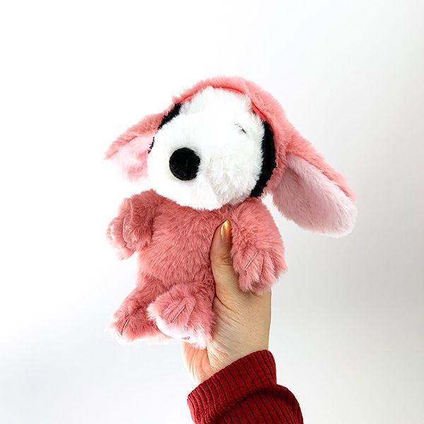 NAKAJIMA Snoopy Fuwakuta Plush Doll Lop Year Bunny Pink