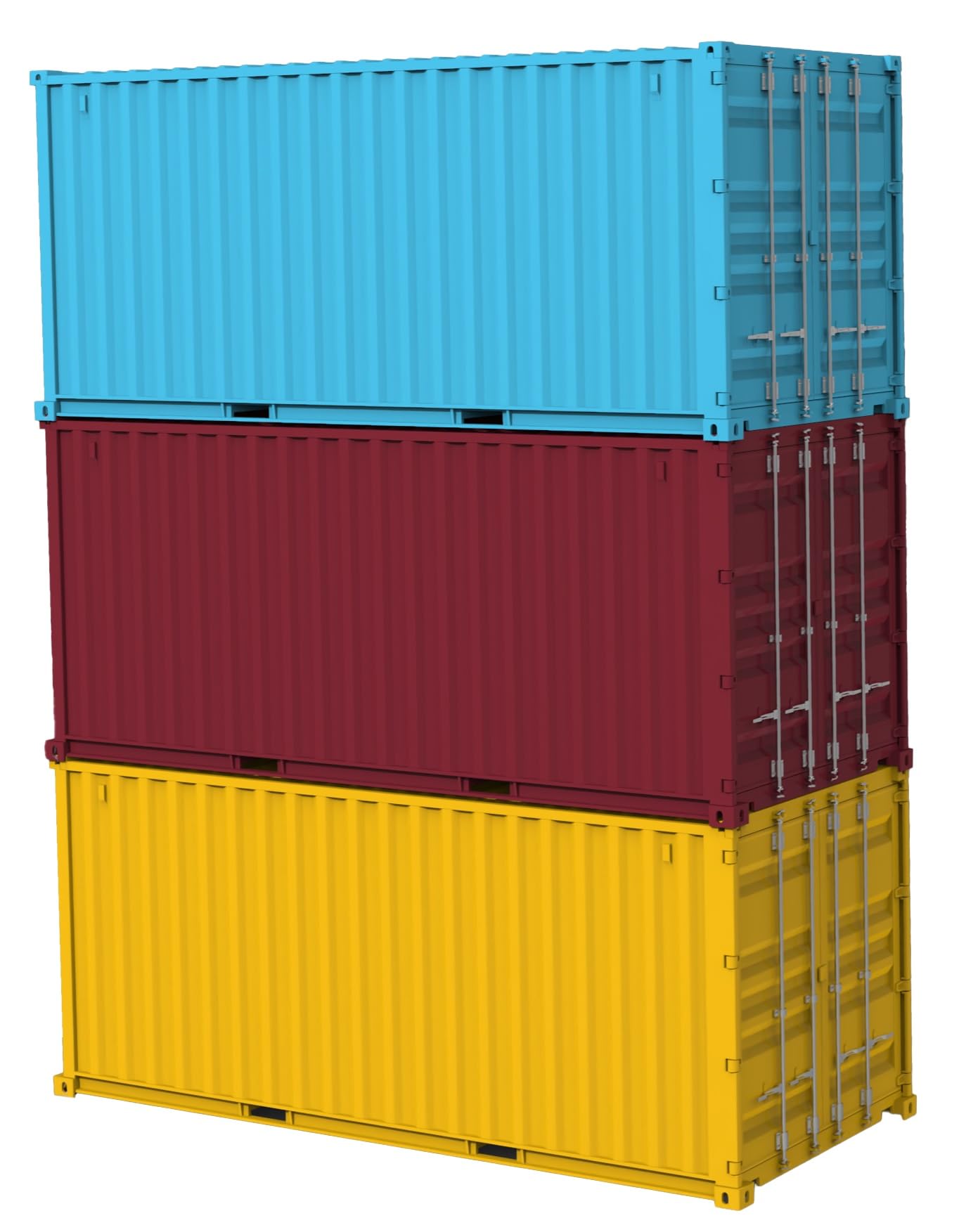 Fujimi Model - 1/24 Car Next Series No.1003 Maroon 20Ft Container Model Kit