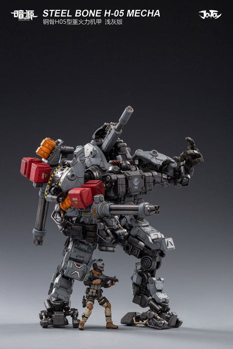 Joytoy 1/25 Steel Bone H05 Heavy Firepower Mecha Gray Model