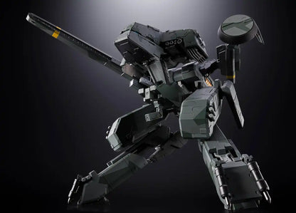 Figurine articulée en ABS et métal moulé sous presse de 175 mm de la gamme Chogokin Metal Gear Solid Rex de Tamashii Nations.