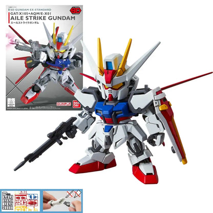 BANDAI Sd Gundam Ex-Standard Aile Strike Gundam Non Scale Kit- Japan Figure Store - #1 Bring To You The Best Japanese Goods