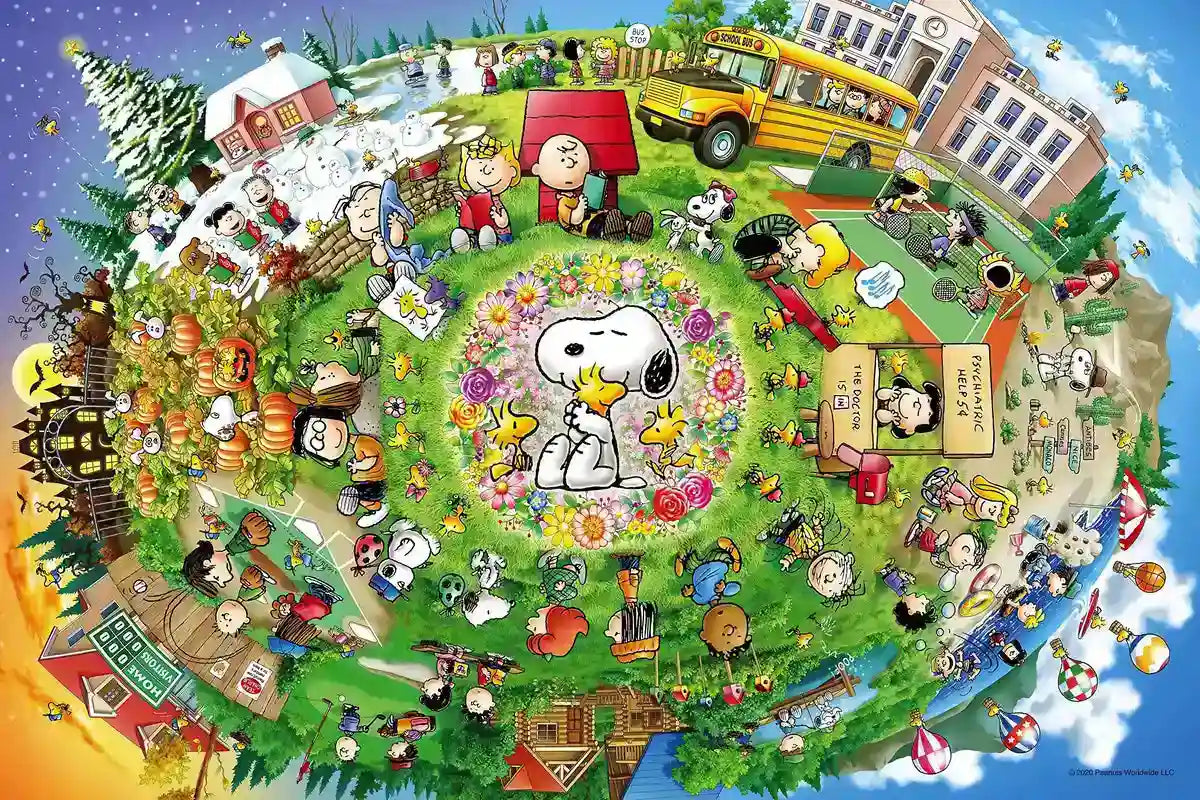 Epoch 1000pc Peanuts Snoopy All Stars Jigsaw 50x75cm- Japan Figure Store - #1 Bring To You The Best Japanese Goods