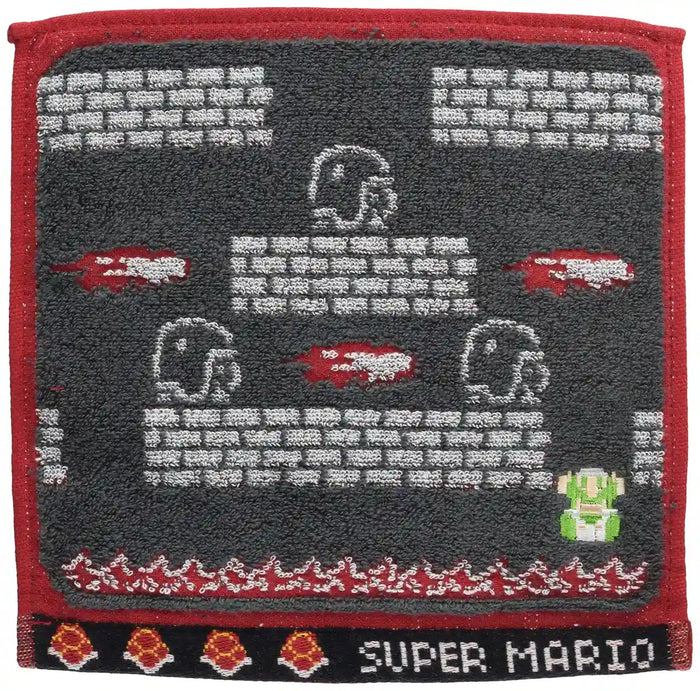MARUSHIN Super Mario Bowser Castle Stage Mini Towel- Japan Figure Store - #1 Bring To You The Best Japanese Goods