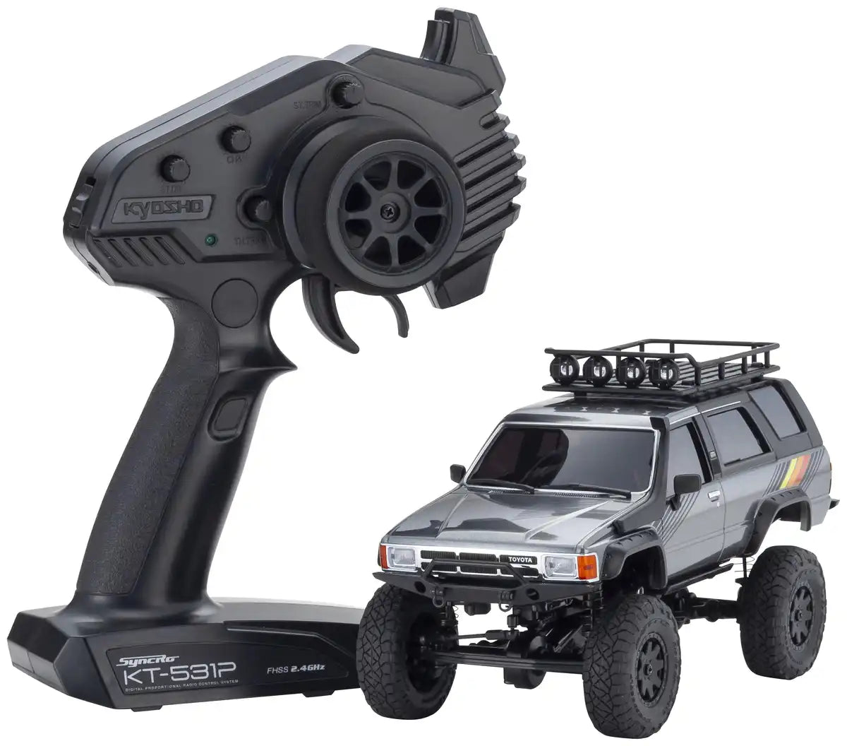 Kyosho Mini-Z 4x4 Toyota 4Runner RC Readyset Dark Gray Metallic