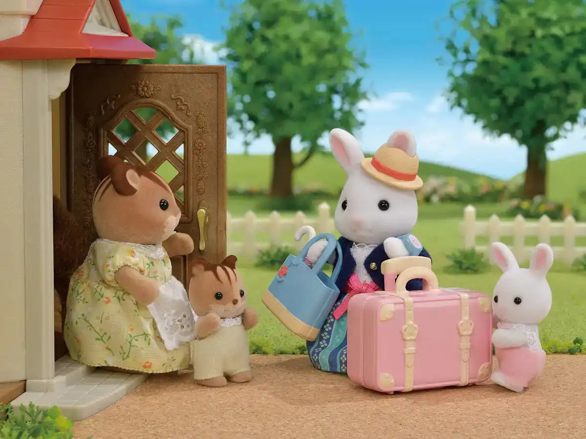 Epoch Sylvanian Families White Rabbit's Travel Dollhouse Set Toy for 3+ Years- Japan Figure Store - #1 Bring To You The Best Japanese Goods