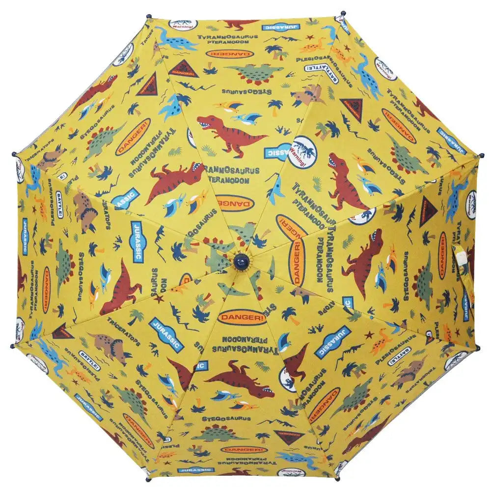 Skater Dinosaur UV Protective Parasol for Boys Age 5-6 - 45cm 8-Rib Hand-Open Umbrella- Japan Figure Store - #1 Bring To You The Best Japanese Goods