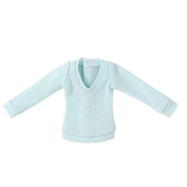 Azone 1/6 Pure Neemo Natural V-Neck Light Blue Sweater Doll Accessory