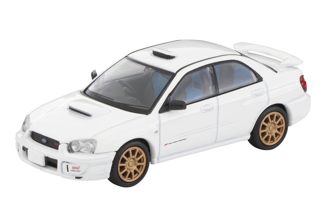 Tomytec 1/64 Scale Subaru Impreza WRX STI Spec C 2003 White Model- Japan Figure Store - #1 Bring To You The Best Japanese Goods