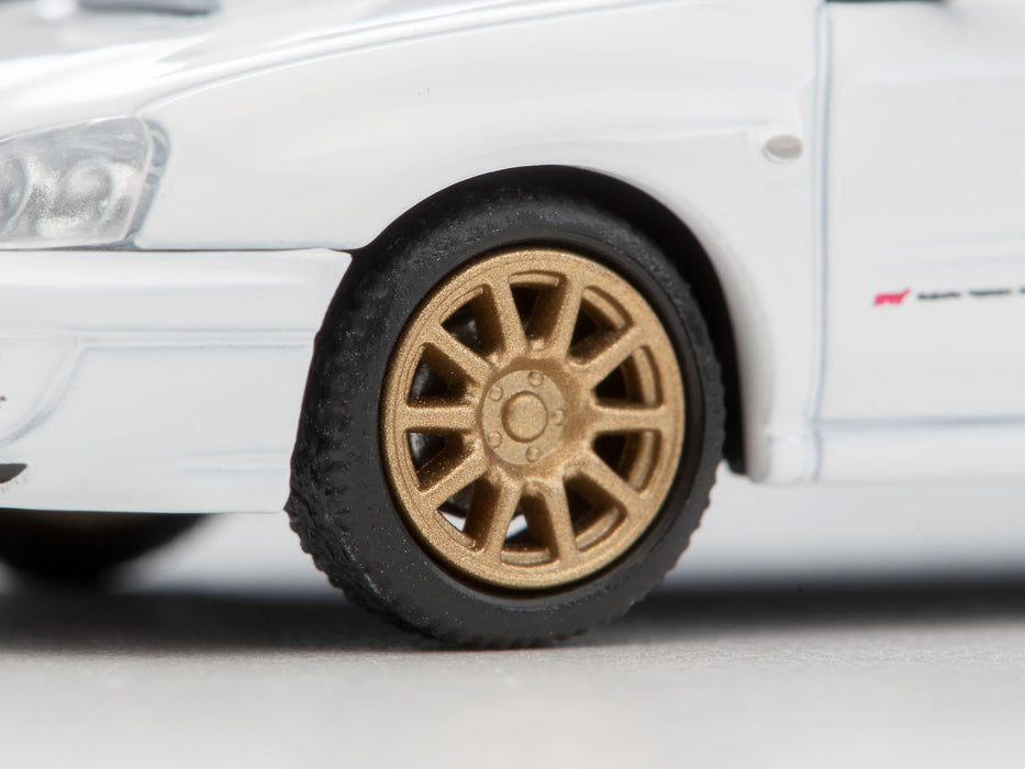 Tomytec 1/64 Scale Subaru Impreza WRX STI Spec C 2003 White Model- Japan Figure Store - #1 Bring To You The Best Japanese Goods