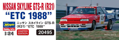 HASEGAWA 1/24 Nissan Skyline Gts-R R31 Etc 1988 Plastic Model- Japan Figure Store - #1 Bring To You The Best Japanese Goods