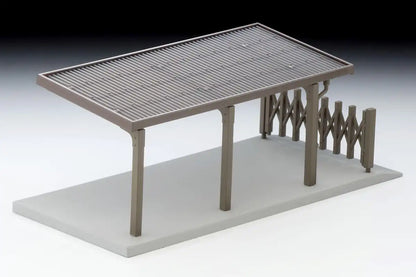 Tomytec Tomicarama Vintage 1/64 09B Carport Resin Structure Painted Model