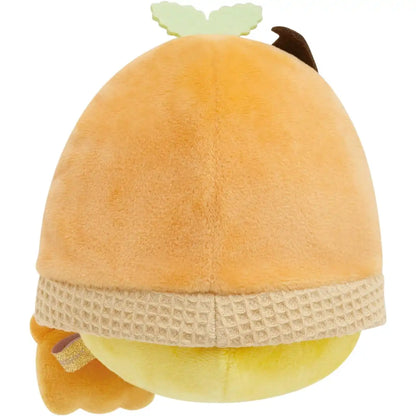 San-X Rilakkuma Magical Pumpkin Halloween Plush Toy Kiiroitori Mischievous Ghost- Japan Figure Store - #1 Bring To You The Best Japanese Goods