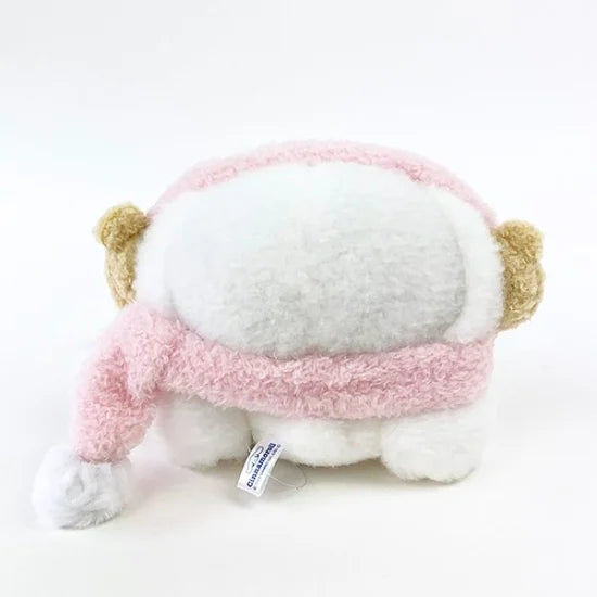 Nakajima Sanrio Plush Toy S Milk Wearing Earmuffs