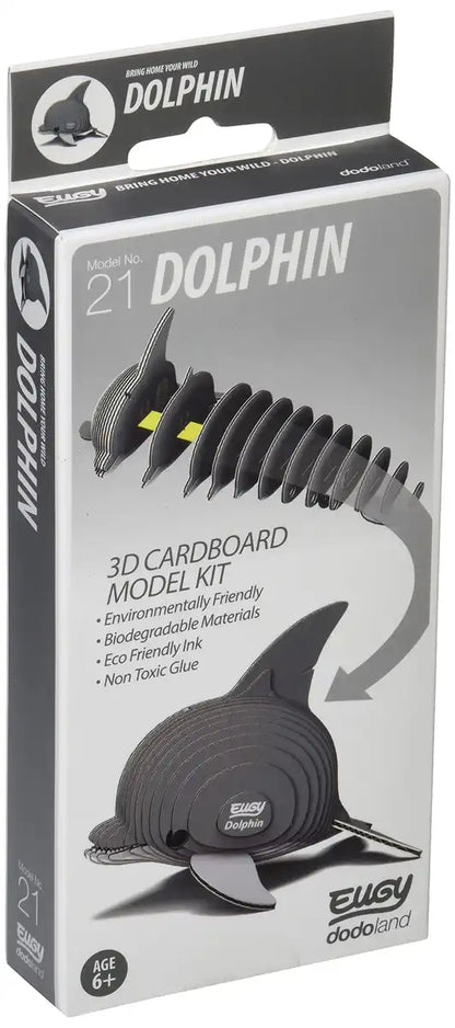 A-ZONE Eugy Dolphin 3D Cardboard Model Kit- Japan Figure Store - #1 Bring To You The Best Japanese Goods