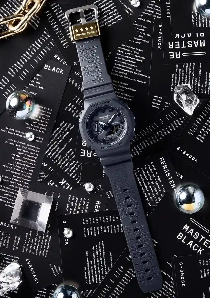 G-Shock 40th Anniversary Black Series Men's Casio Watch GA-2140RE-1AJR- Japan Figure Store - #1 Bring To You The Best Japanese Goods