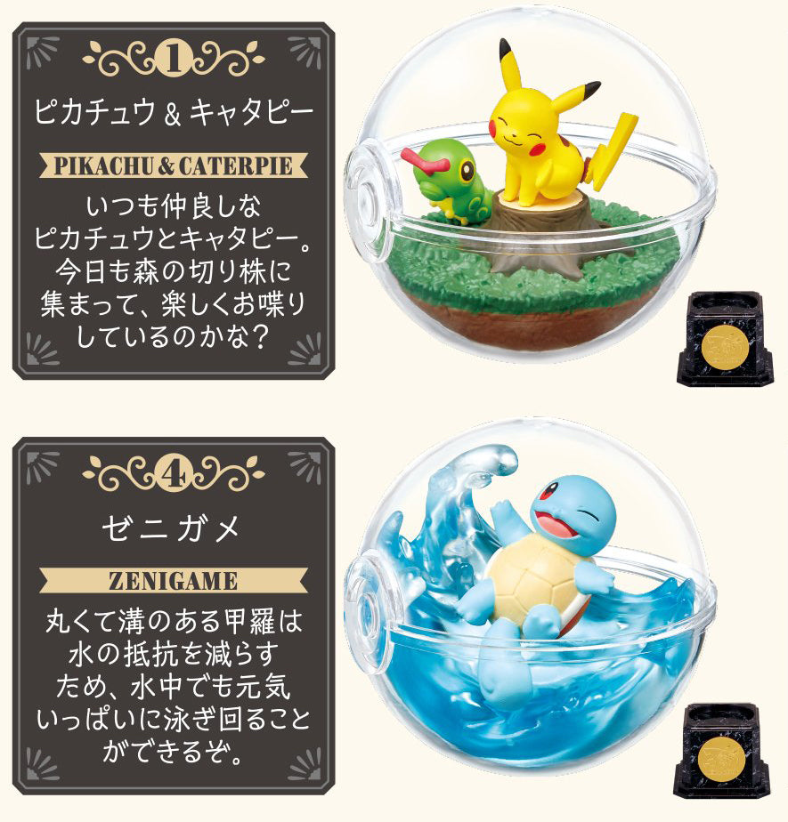 Pokémon Terrarium Collection 10 Pokémon 30th Anniversary Ver. 6 Types