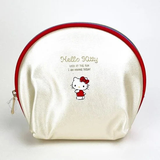 Marimocraft Sanrio Characters Pastel Shell Pouch Hello Kitty W16.3xH13xD5cm SRTZ-126