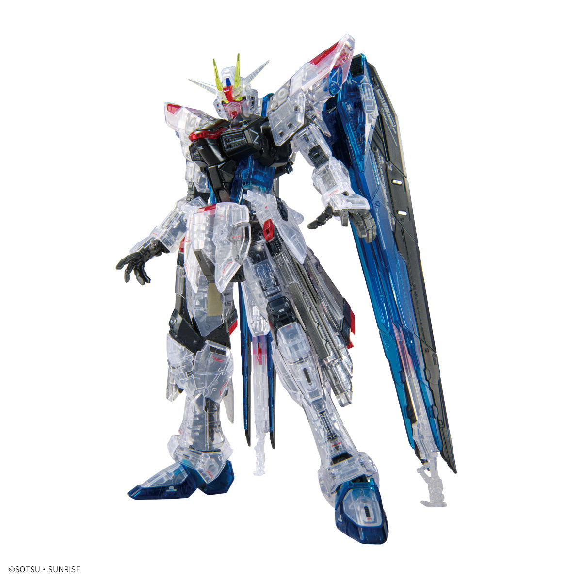 Bandai RG 1/144 Freedom Gundam Ver.GCP Clear Color Gundam Base Limited