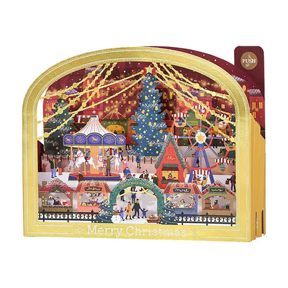 Sanrio Christmas Card with Lights and Melodies Gold Frame Jxpm 7-5 244066