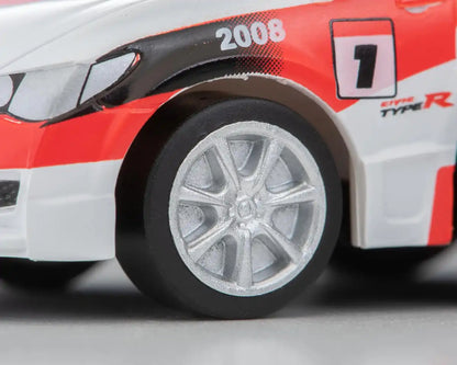 Tomytec Choro-Q Zero Z63D Honda Civic Type R FD2 Race Spec Model Car- Japan Figure Store - #1 Bring To You The Best Japanese Goods