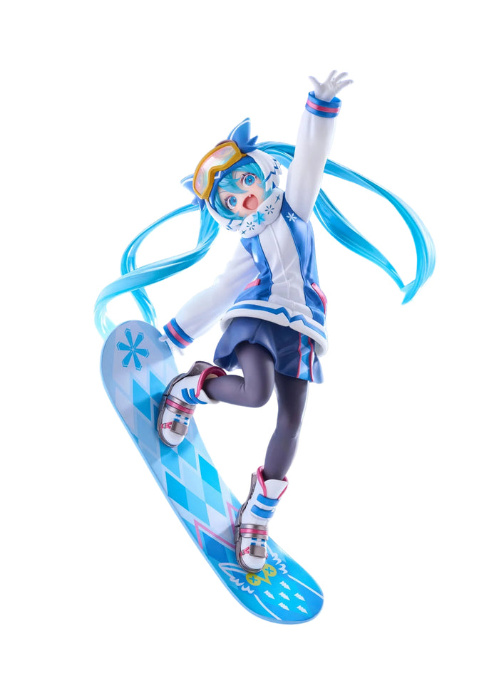 Taito Hatsune Miku Figure Snow Miku All Stars 2016 Purple 21 cm