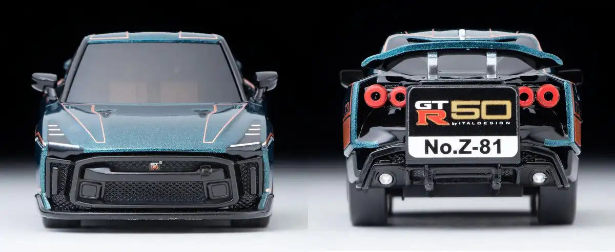 Tomytec Choroq Zero Z-81C Nissan Gt-R50By Italdesign Dark Green Model- Japan Figure Store - #1 Bring To You The Best Japanese Goods