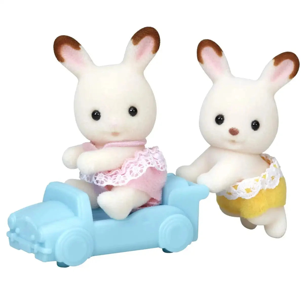 Epoch Sylvanian Families Chocolate Rabbit Twins Toy for Ages 3+ Dollhouse U-76- Japan Figure Store - #1 Bring To You The Best Japanese Goods
