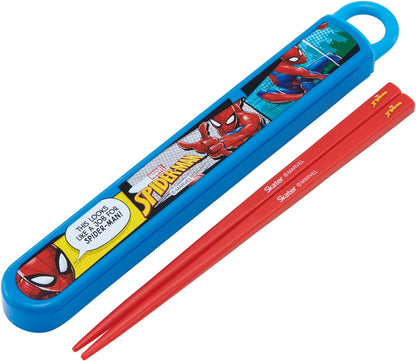 Skater Spider-Man Kids' Antibacterial Chopsticks Set 16.5cm