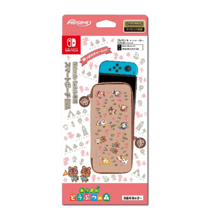 Maxgame Smart Pouch Eva For Nintendo Switch Animal Crossing New Horizons