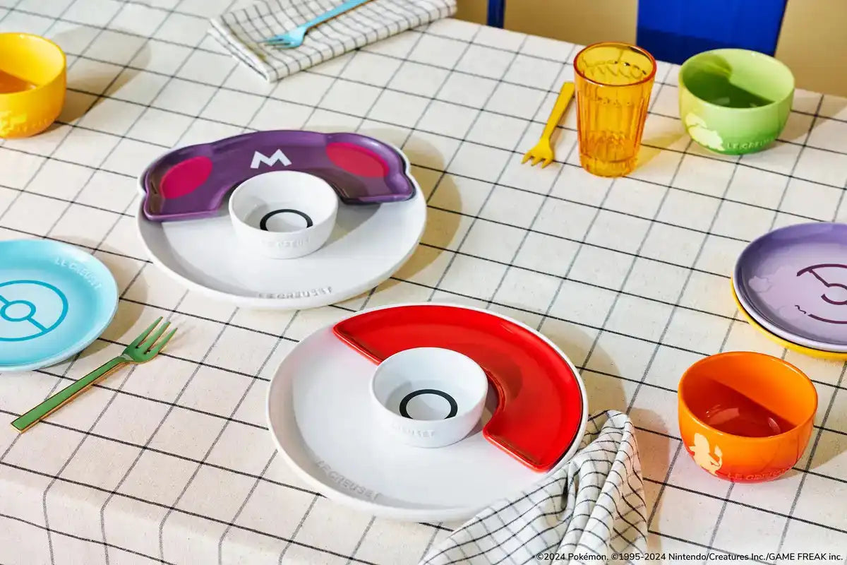Le Creuset Pokemon Tableware Set Monster Ball Official Japan Edition- Japan Figure Store - #1 Bring To You The Best Japanese Goods