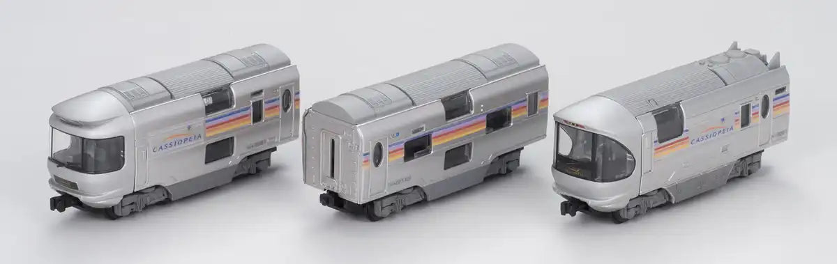BANDAI - B-Train Shorty Sleeping Express 'Cassiopeia' Set B 3 Cars Set - N Scale- Japan Figure Store - #1 Bring To You The Best Japanese Goods