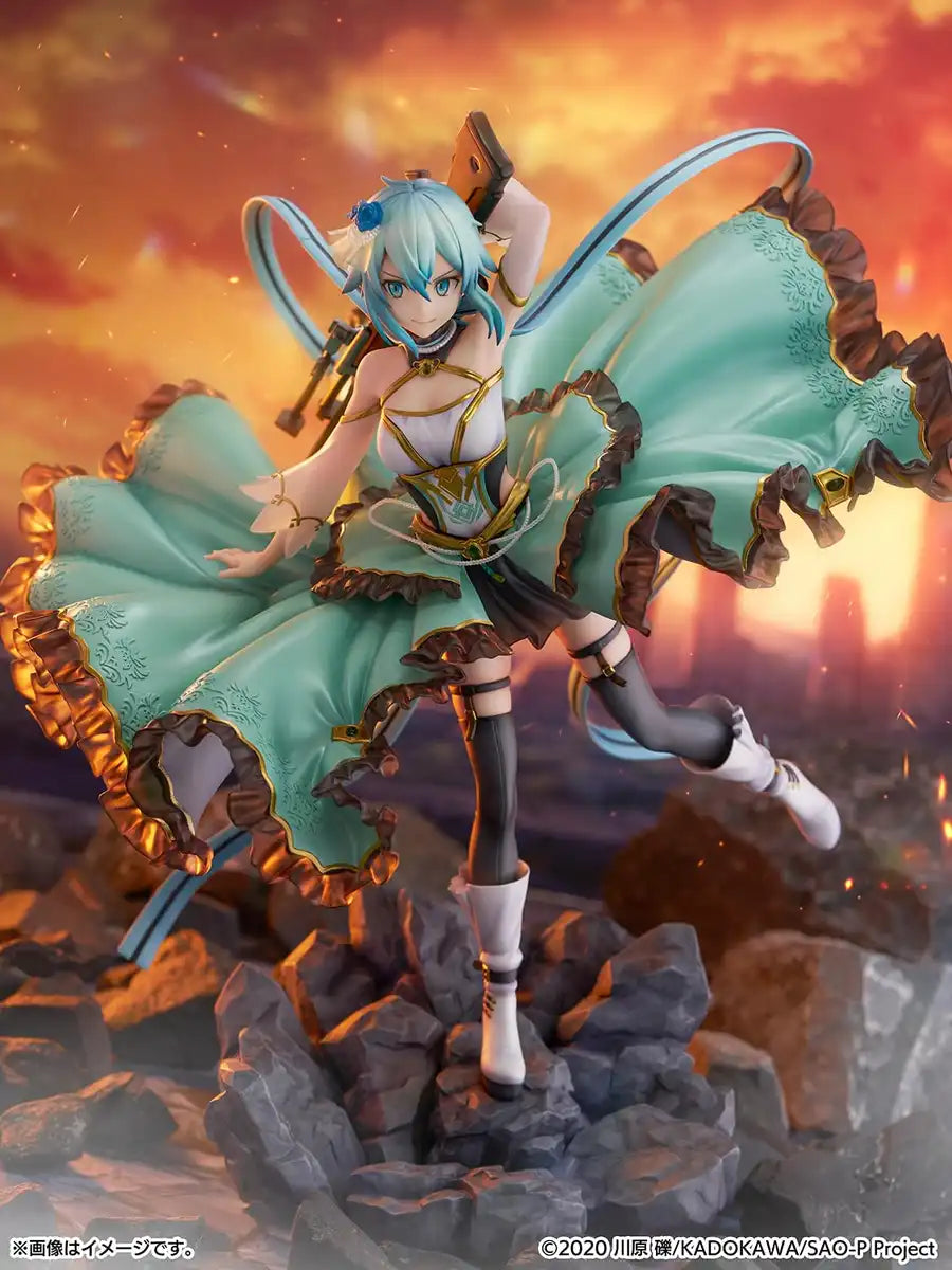 Stream Made-To-Order Sword Art Online Sinon Crystal Dress 1/7 Scale Figure- Japan Figure Store - #1 Bring To You The Best Japanese Goods