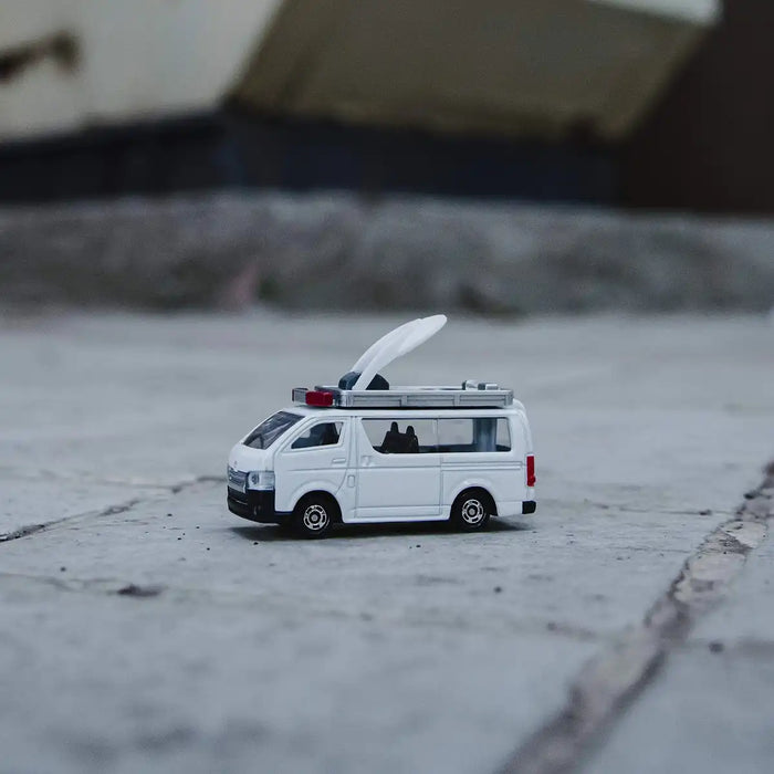 Takara Tomy Tomica 107 Satellite Communication Car Japanese Plastic Van Model- Japan Figure Store - #1 Bring To You The Best Japanese Goods