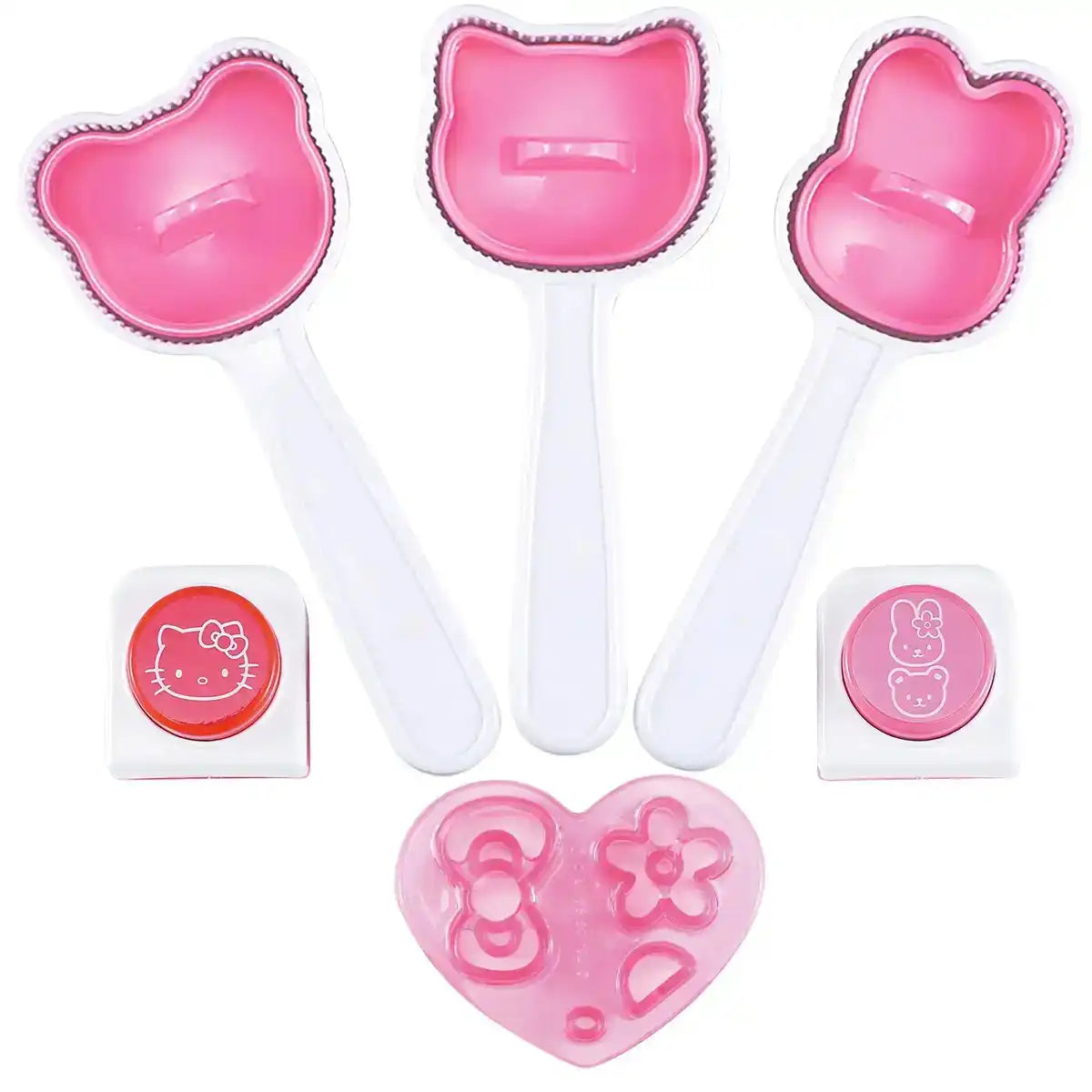 Sanrio Hello Kitty Rice Ball Mold Ernest Resin Bento Cutters A-75496- Japan Figure Store - #1 Bring To You The Best Japanese Goods