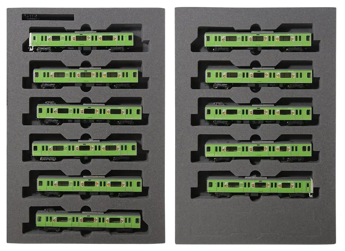 Kato N Gauge E231 Rilakkuma Green 11-Car Set 10-1227 Model Train- Japan Figure Store - #1 Bring To You The Best Japanese Goods