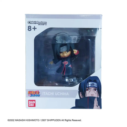 Bandai Chibi Masters Itachi Uchiha 8cm Naruto Figure Multiple Colors