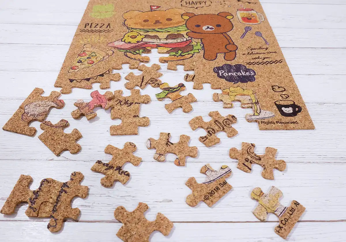 Beverly Jigsaw Puzzle 108-825 Cork Jigsaw Puzzle Rilakkuma Deli (108 Pieces) Rilakkuma Puzzle- Japan Figure Store - #1 Bring To You The Best Japanese Goods