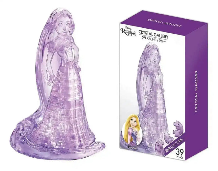Hanayama Crystal Gallery 3D Puzzle Disney Rapunzel On The Tower 39 Pieces Japanese 3D Puzzle Figure- Japan Figure Store - #1 Bring To You The Best Japanese Goods